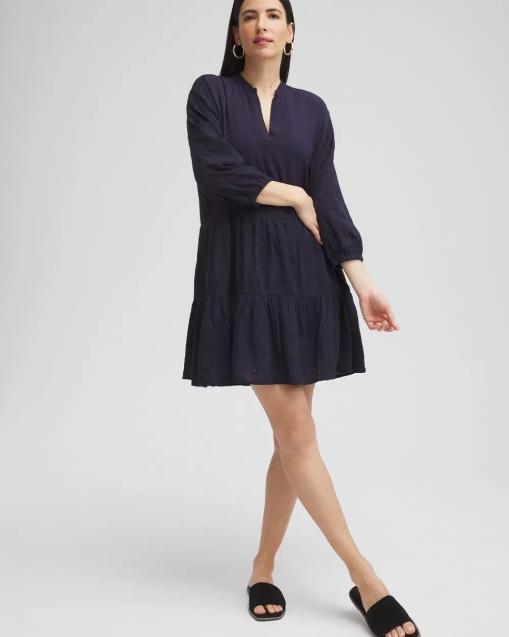 Discount Embroidered Eyelet Coverup Swim