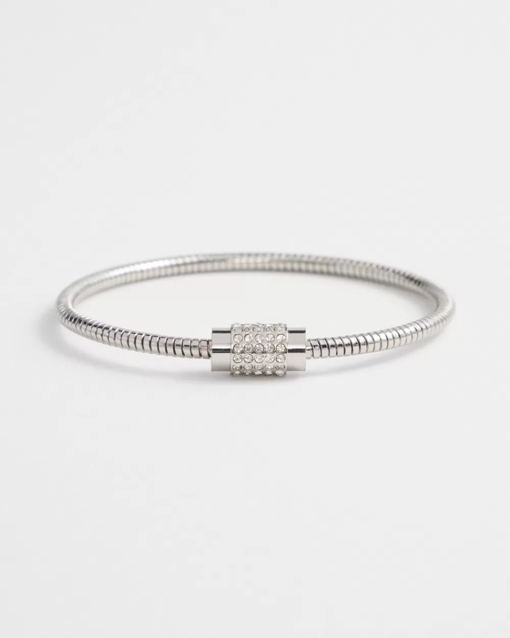 Online Tone Pavé Barrel Bracelet Bracelets | Everyday Jewelry